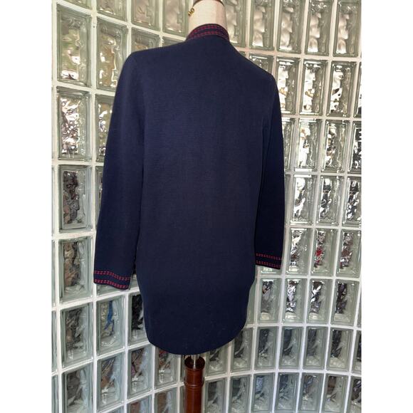 Maje “Mollie” topstitched cardigan 100% cotton - size 40 - 8-10/US - OG1 - Picture 6 of 12